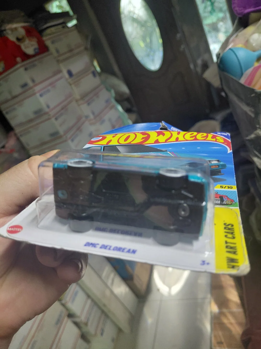 2025 Hot Wheels DMC DeLorean (Collector No. 036/250, HW Art Cars 5/10